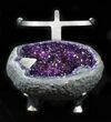 Amazing Amethyst Geode Display On Stand - Museum Piece #31211-3